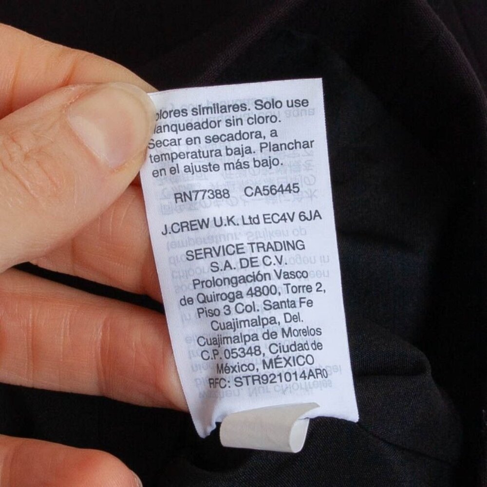 J. Crew Mercantile Womens Classic Work Blazer‎ Size 2 Black Single Breast Career - Picture 6 of 10